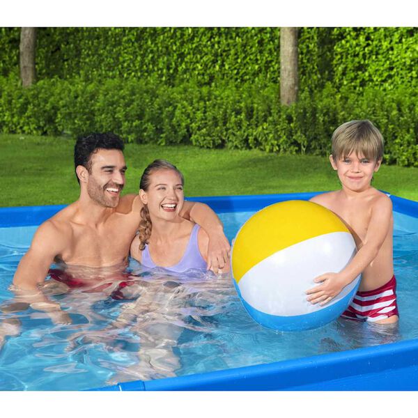 Bestway Swimming Pool Blue Tritech material with PVC and polyester Medium