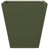 vidaXL Garden Planter Set of 2 Olive green Cold-rolled steel 11.8 in