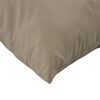 vidaXL Pallet Cushion Set of 2 Taupe 100% polyester 23.6 x 24.2 x 3.9 in