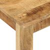 vidaXL Coffee Table Natural Solid Mango Wood Small Durable