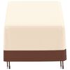 vidaXL Garden Lounge Chair Cover Beige and brown
