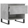 vidaXL Coffee Table Set of 2 Concrete grey Engineered wood, Metal Medium