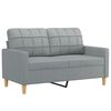 vidaXL Sofa Set Light Grey