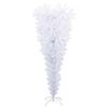 vidaXL Artificial Christmas Tree White 47.24 in PVC and Steel