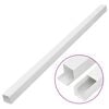 vidaXL Cable Trunking 1.6"x1" 32.8' PVC