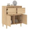 vidaXL Sideboard Sonoma oak Engineered wood Medium Sideboard