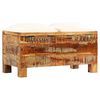vidaXL Storage Bench Multicolored with shades of brown