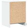 vidaXL Bedside Cabinet Set of 2 White Engineered wood Compact