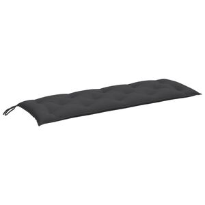 vidaXL Garden Bench Cushion Melange Anthracite 100% Polyester