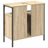 vidaXL Bathroom Cabinet Beige 23.62 x 11.81 x 23.62 in Engineered wood
