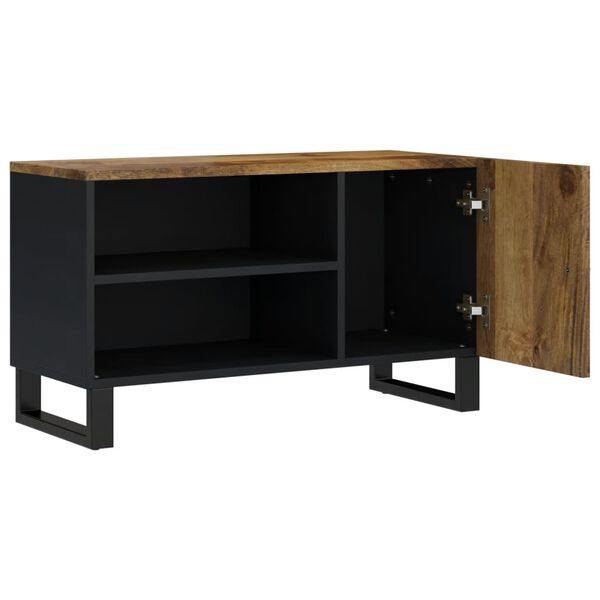 vidaXL TV Cabinet Honey Brown and Black