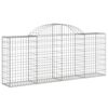 vidaXL Gabion Basket Set of 40 Silver Galvanized iron Large
