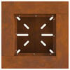 vidaXL Fire Pit Brown 48 x 48 x 40 cm Weathering steel