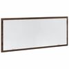 vidaXL Bathroom Mirror Brown oak Engineered wood, glass