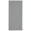 vidaXL Roof Panels 36 pcs Galvanised Steel Grey 39.4x17.7"