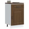 vidaXL Kitchen Base Cabinet Brown Oak Engineered Wood Medium