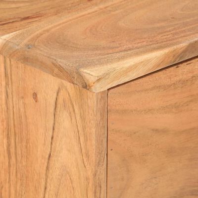 vidaXL Sideboard 34.6"x11.8"x28.7" Solid Acacia Wood