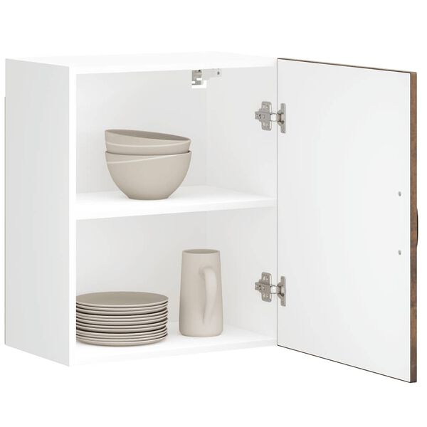 vidaXL Kitchen Wall Cabinet Smoked Oak Engineered Wood Medium