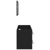 vidaXL Sink Cabinet Black Oak 90 x 45 x 1.5 cm Engineered wood
