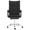 vidaXL Reclining Office Chair Black Faux leather, Metal, Plywood Standard