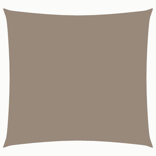 vidaXL Sunshade Sail Oxford Fabric Square 9.8x9.8' Taupe