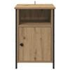 vidaXL Bedside Cabinet Artisan Oak 15.75 x 16.54 x 23.62 in