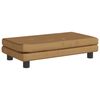 vidaXL Kids Sofa Brown Velvet (100% polyester), solid pine wood, foam Mini