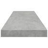 vidaXL Shelf Set of 8 Concrete Grey Engineered Wood Medium Simple