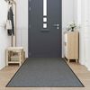 vidaXL Doormat Anthracite Polypropylene 45.3 x 118.1 in Durable