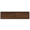 vidaXL TV Cabinet Brown Oak Engineered Wood Large TV Cabinet