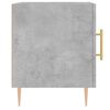 vidaXL Bedside Cabinet Set of 2 Concrete Grey Engineered wood