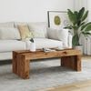 vidaXL Coffee Table Old wood Engineered wood 40.2 x 19.7 x 13.8 in