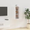 vidaXL Wall Mounted TV Cabinet White Engineered Wood Standard