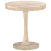 vidaXL Side Table Natural Wood Solid Mango Wood Medium Durable