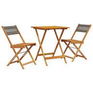 vidaXL Coffee Table White Engineered Wood 23.6 in x 23.6 in x 12.4 in