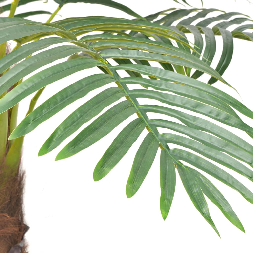 vidaXL Artificial Palm Tree with Pot 99.6" Green