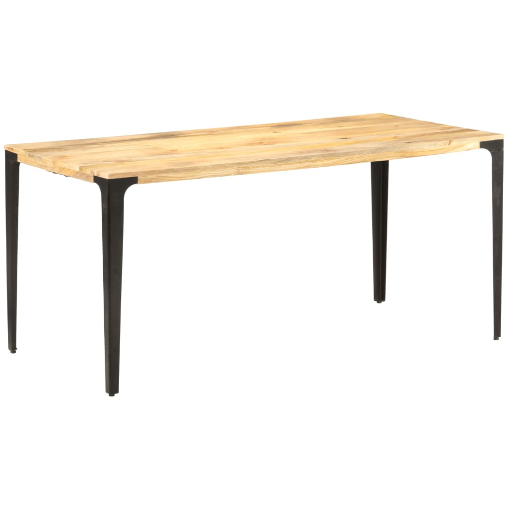 vidaXL Dining Table 63"x31.5"x29.9" Solid Mango Wood