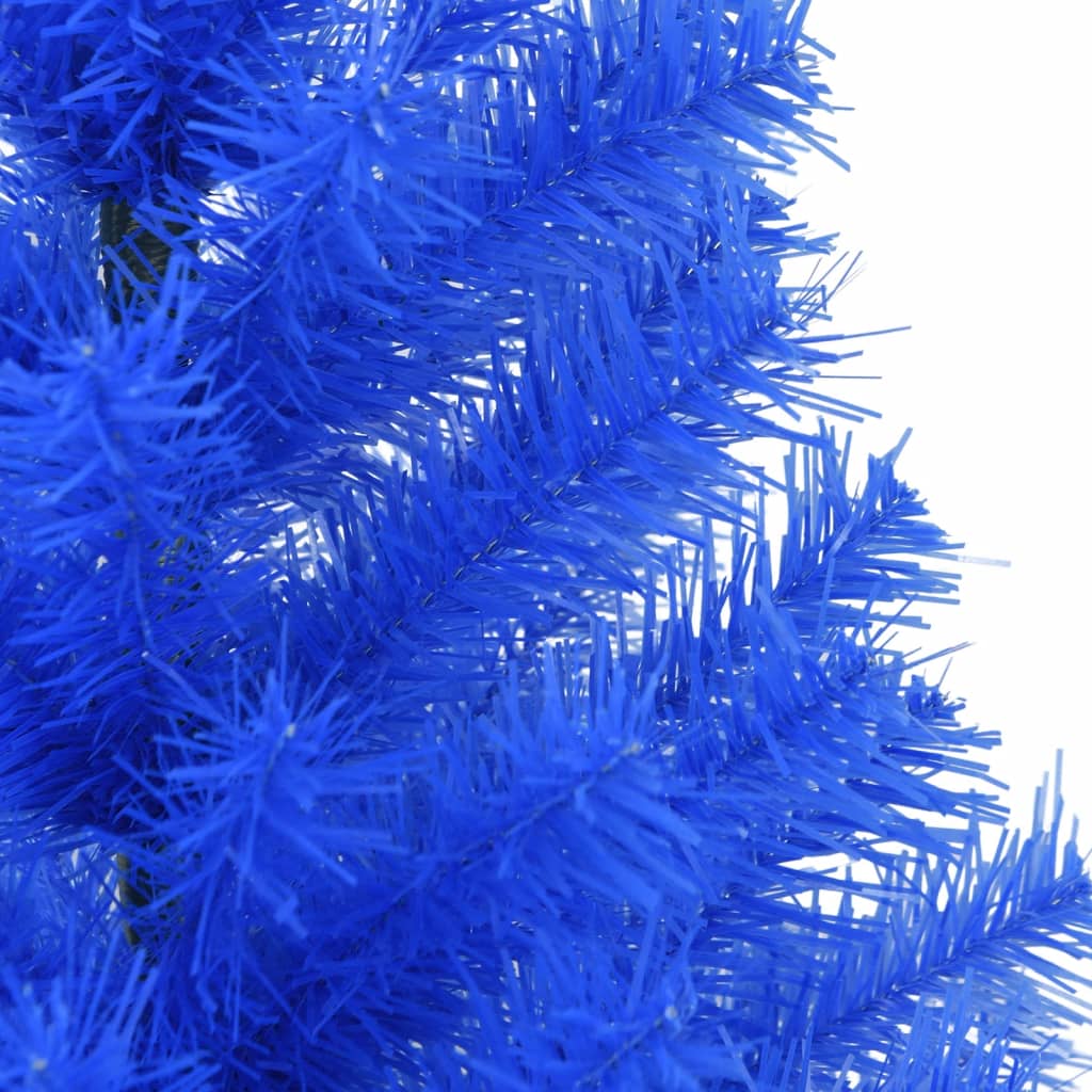 vidaXL Artificial Christmas Tree with Stand Blue 4 ft PVC