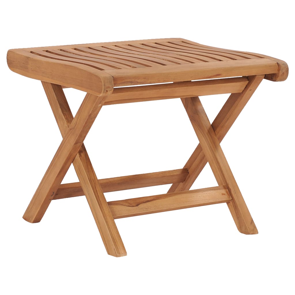 vidaXL 3 Piece Patio Lounge Set Solid Wood Teak