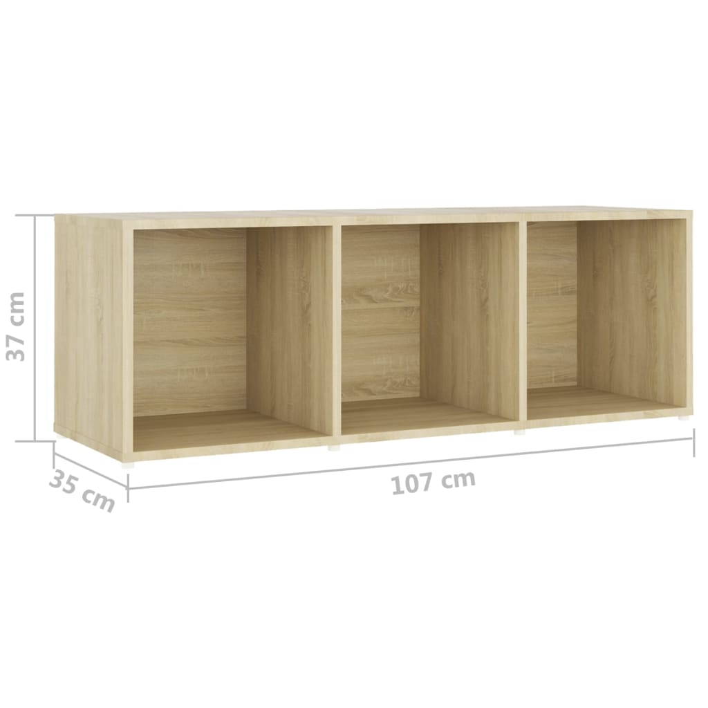 vidaXL 5 Piece TV Cabinet Set Sonoma Oak Chipboard