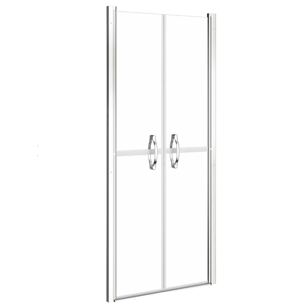 vidaXL Shower Door Clear ESG 31.9"x74.8"