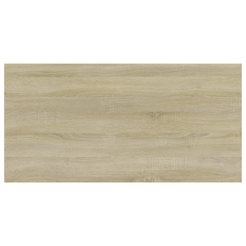 vidaXL Bookshelf Boards 8 pcs Sonoma Oak 31.5"x11.8"x0.6" Engineered Wood