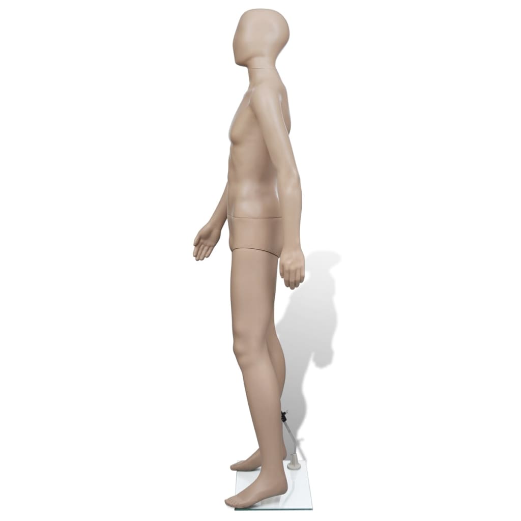 vidaXL Mannequin Man Round Head