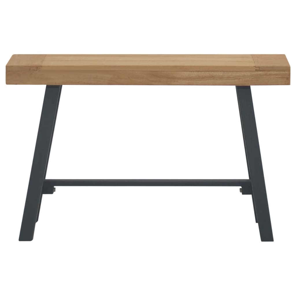 vidaXL Bench 31.5" Solid Wood Teak