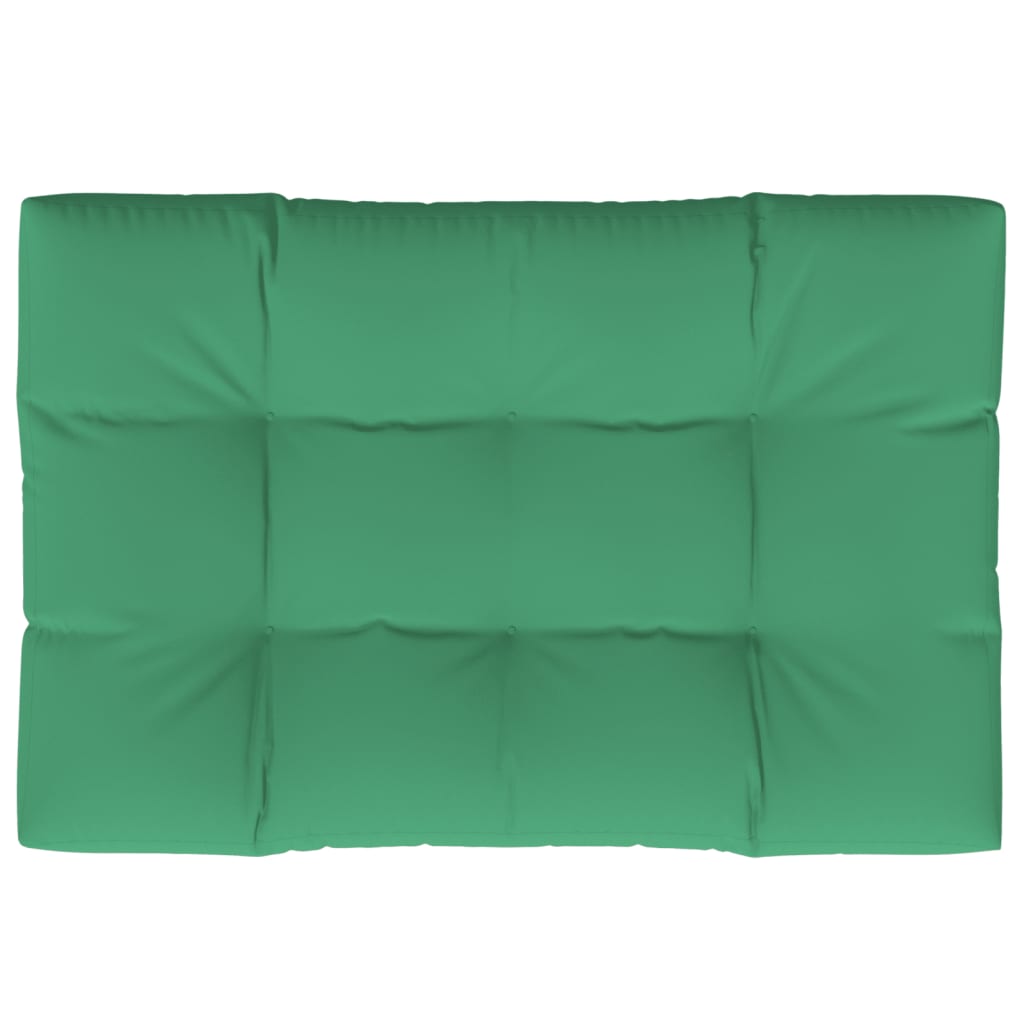 vidaXL Pallet Cushion Green 47.2"x31.5"x4.7" Fabric