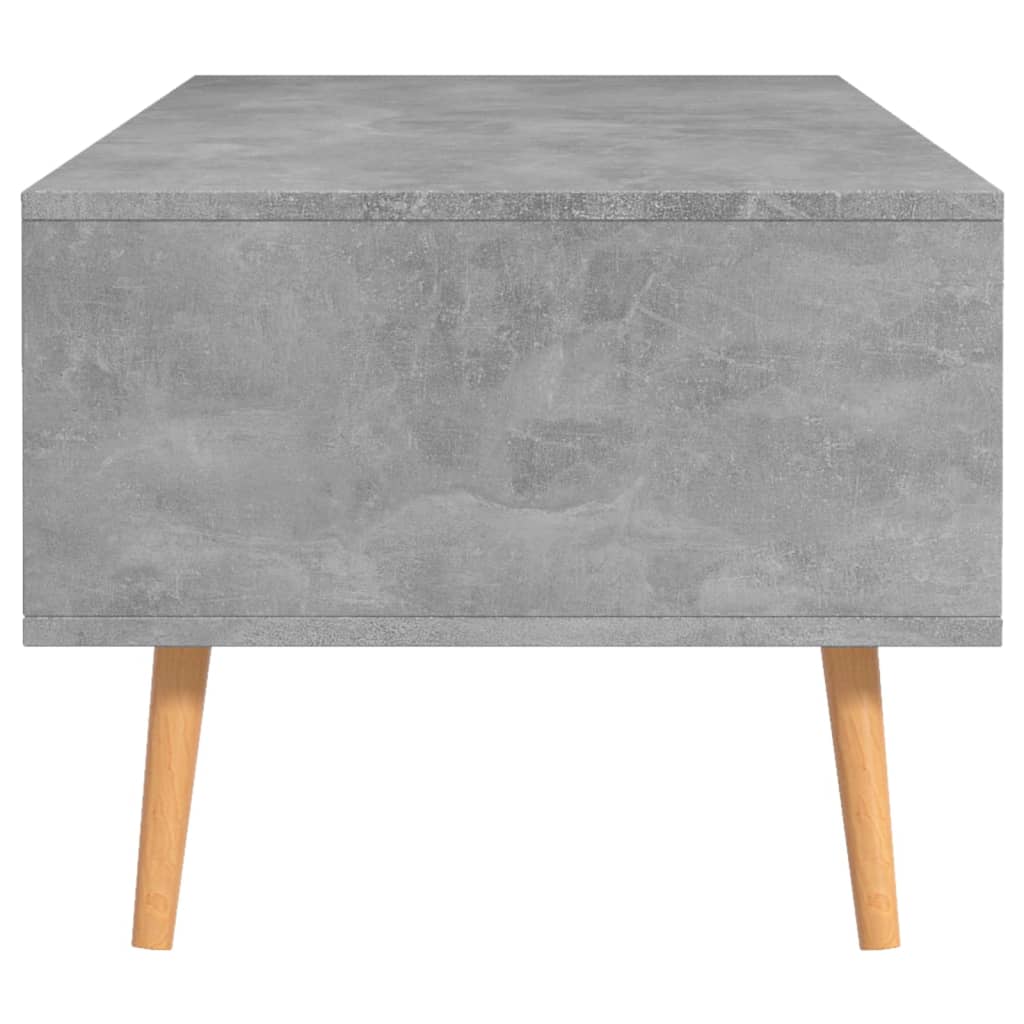 vidaXL Coffee Table Concrete Gray 39.4"x19.5"x16.9" Chipboard