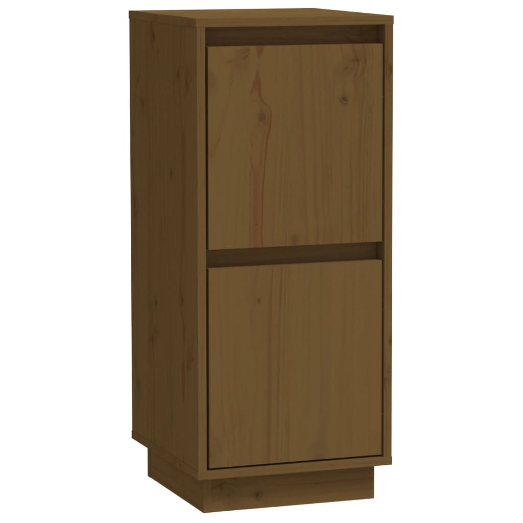 vidaXL Sideboard Honey Brown 12.4"x13.4"x29.5" Solid Wood Pine