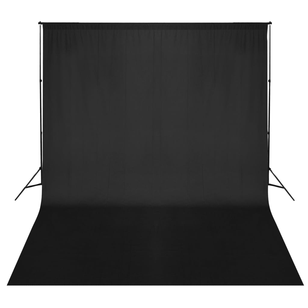 vidaXL Backdrop Support System 10 x 10 ft Black