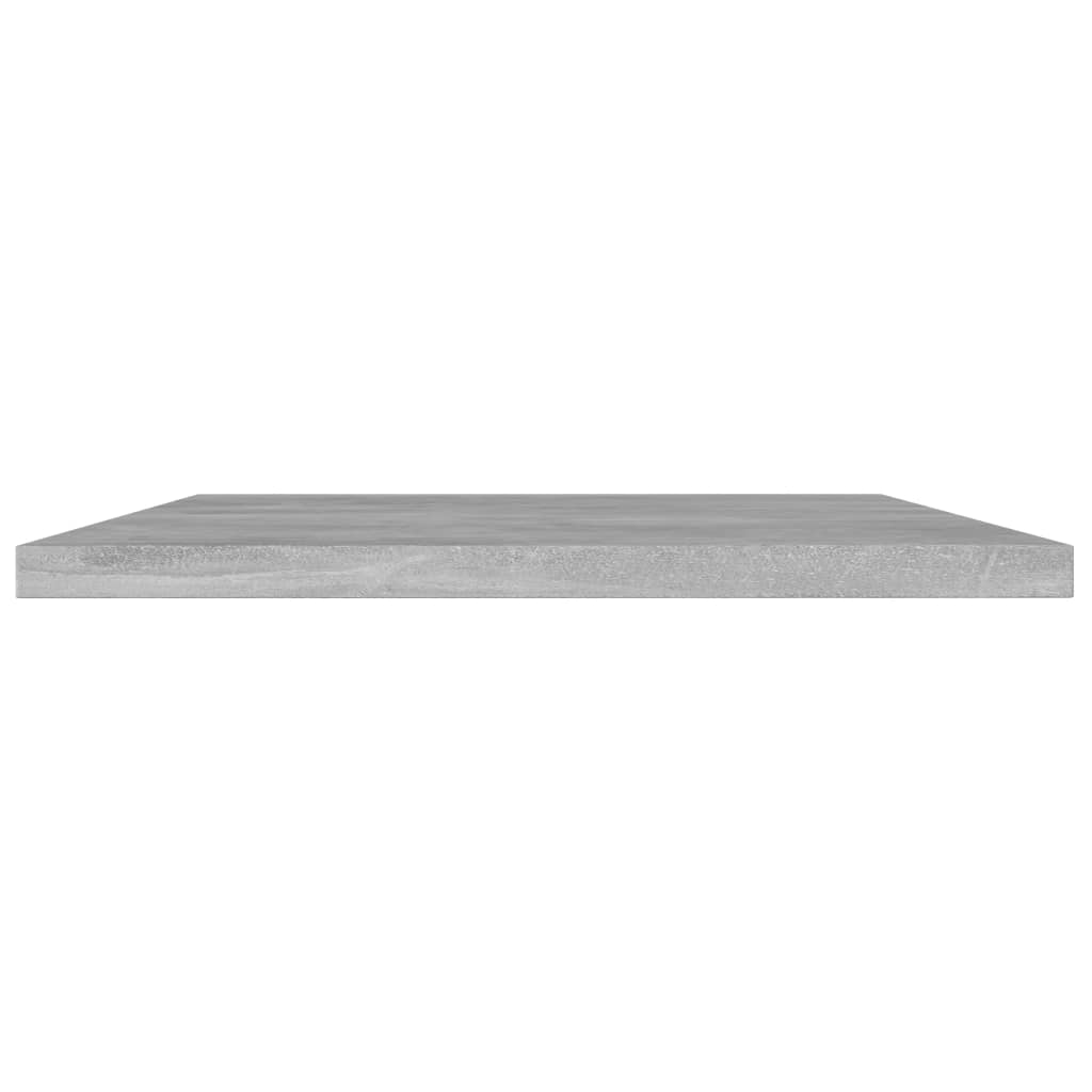vidaXL Bookshelf Boards 4 pcs Concrete Gray 15.7"x11.8"x0.6" Engineered Wood