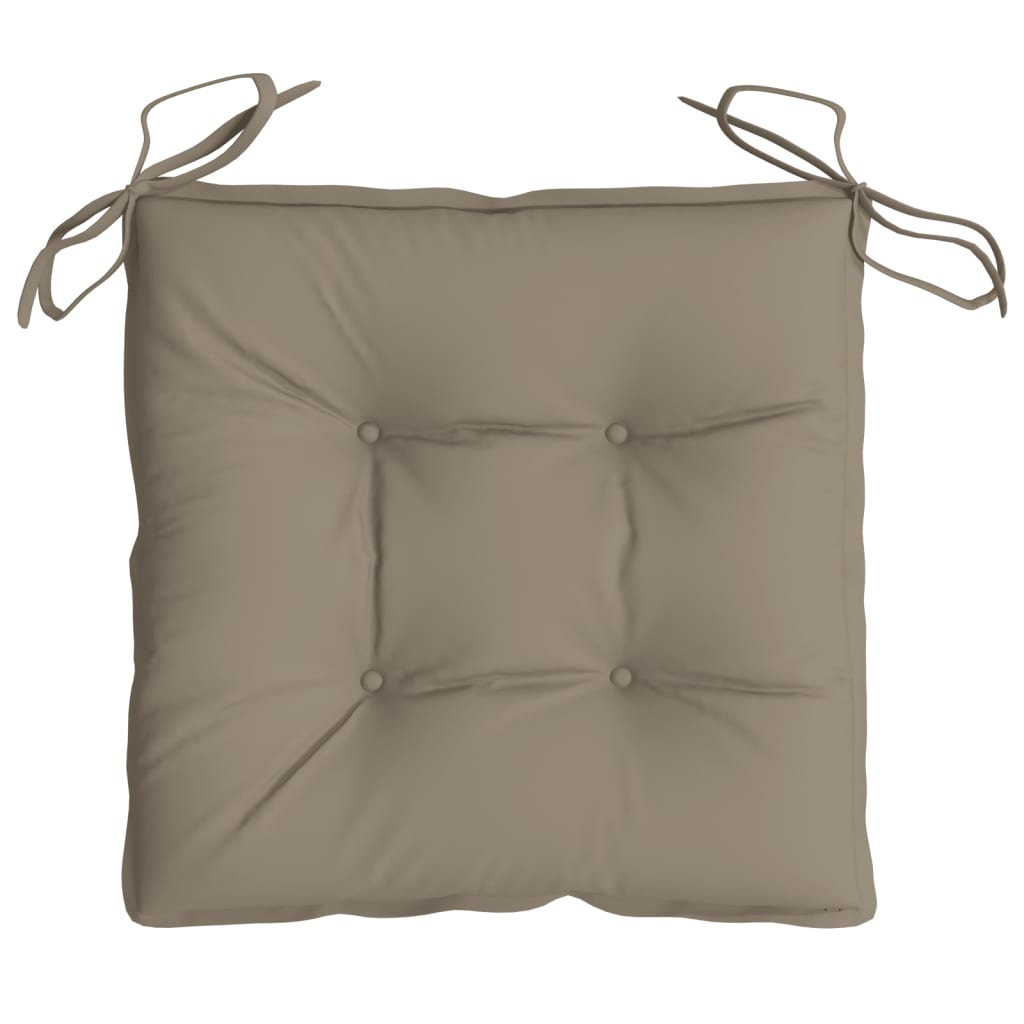 vidaXL Pallet Cushions 4 pcs Taupe 19.7"x19.7"x2.8" Oxford Fabric